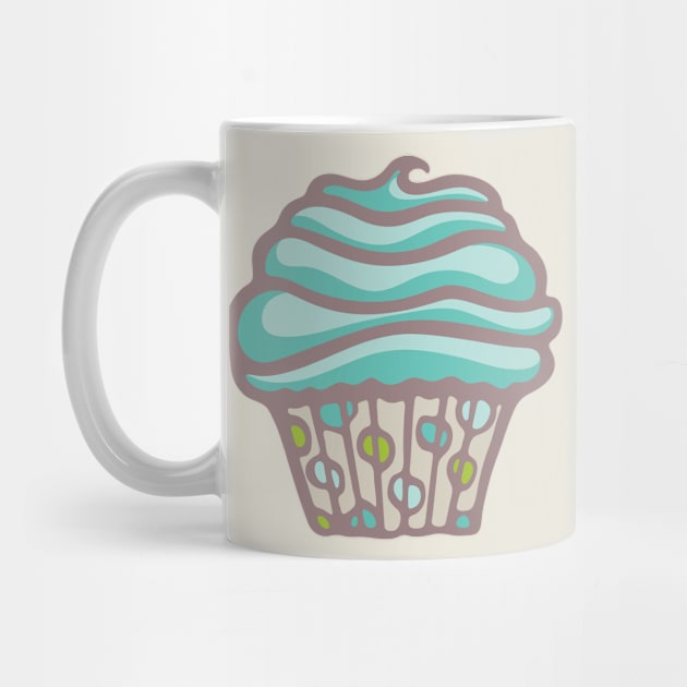 POLKA DOT CUPCAKE DREAMS Party Turquoise Buttercream Icing - UnBlink Studio by Jackie Tahara by UnBlink Studio by Jackie Tahara